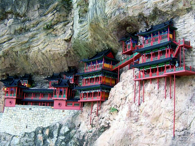 hanging temple - hanging monastery