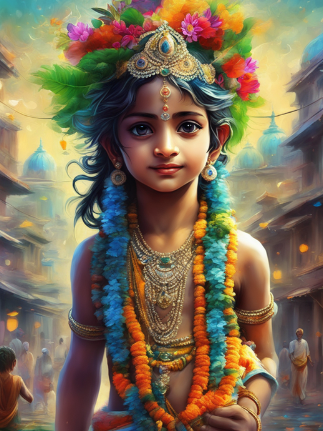 happy-janmashtami-lord-krishna-is-coming-walking--in-center-of-background-beautiful-nature-full-col-231223179
